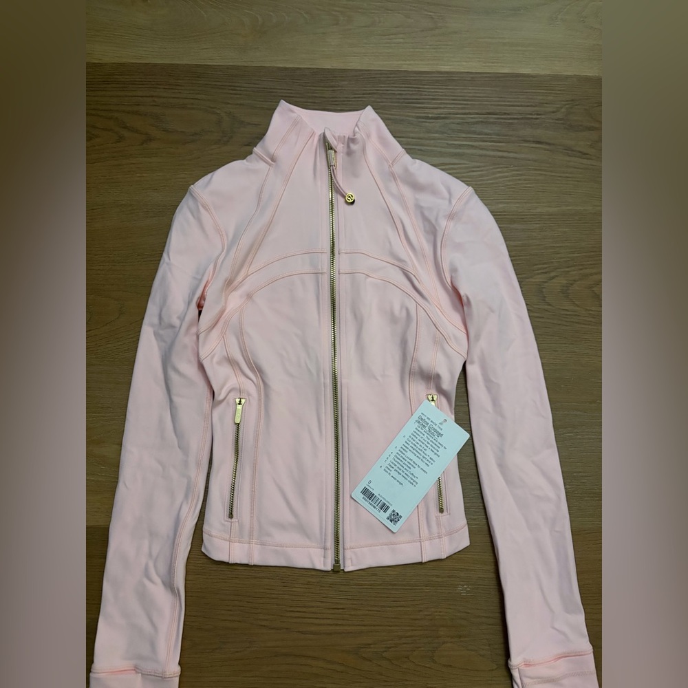 Lululemon Pink Define Cropped Jacket Size 0